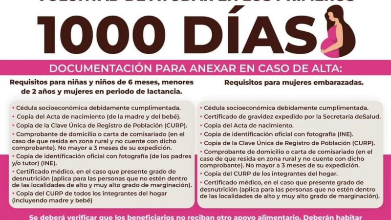 Gobierno Municipal de Reynosa Lanza Programa para Apoyar a Familias en los Primeros 1000 Días