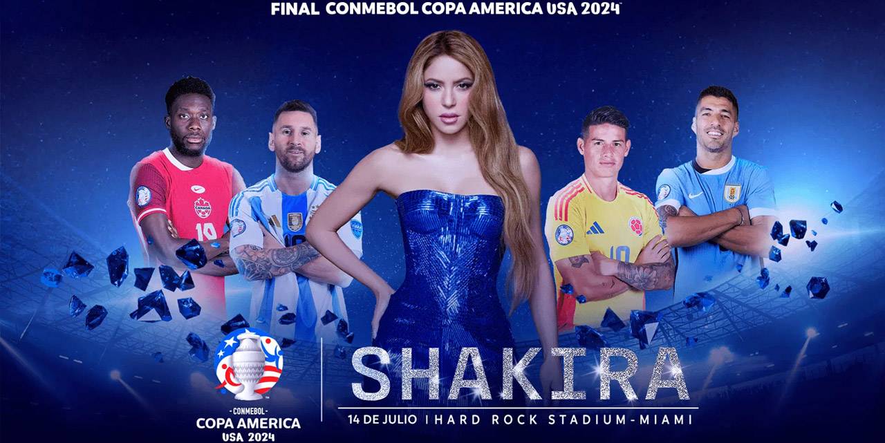 Shakira se presentará en la final de la Copa América