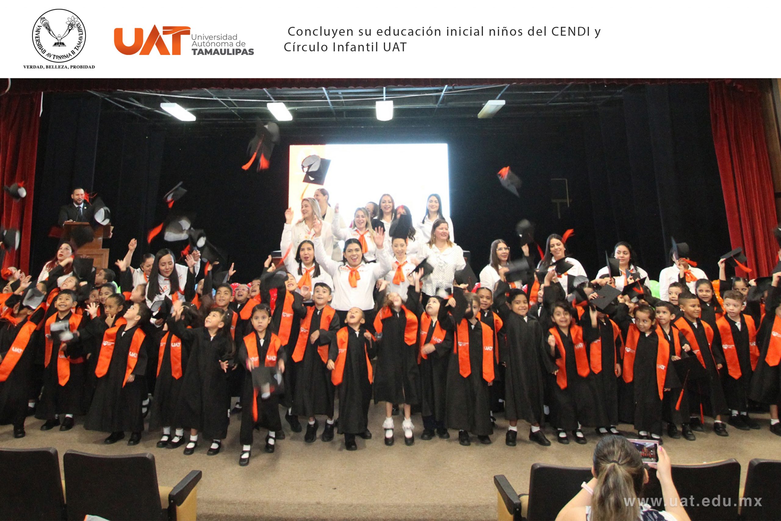 Concluyen su educación inicial niños del CENDI y Círculo Infantil UAT