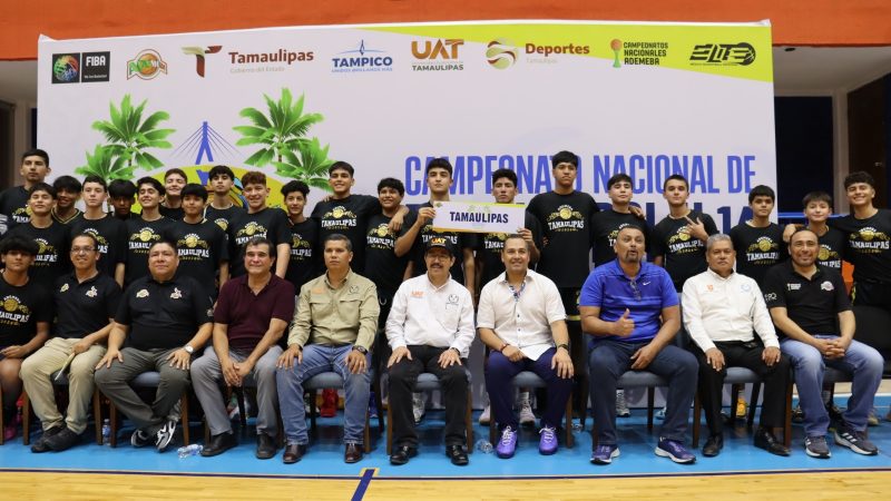 Inauguran en la UAT el Campeonato Nacional de Básquetbol U-14 de la ADEMEBA