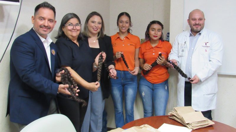 Estudiantes de la UAT refuerzan campaña para elaborar pelucas oncológicas