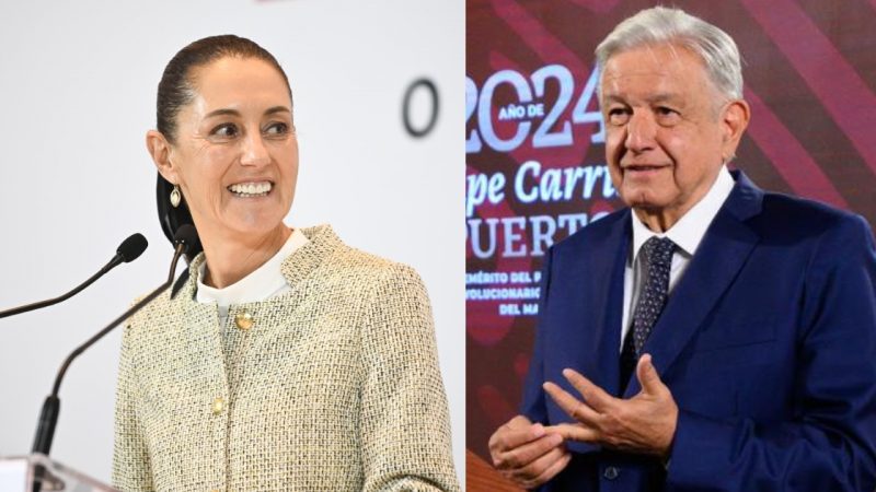 Sheinbaum se reúne con AMLO y secretario de Hacienda en Palacio Nacional para discutir presupuesto