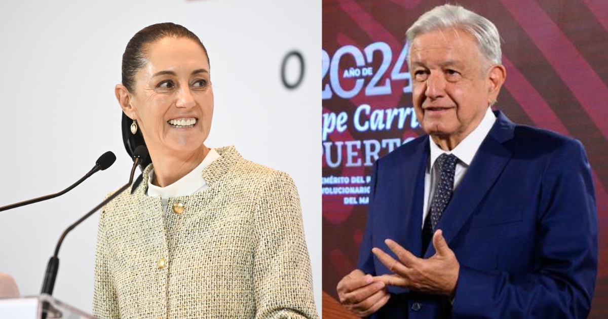 Sheinbaum se reúne con AMLO y secretario de Hacienda en Palacio Nacional para discutir presupuesto