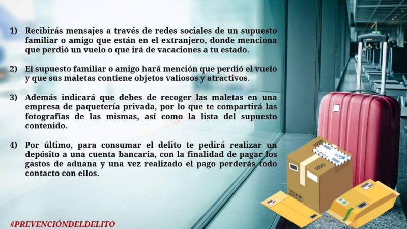 Nuevo Modus Operandi de Ciberdelincuentes: «Maleta o Paquete Retenido en la Aduana»