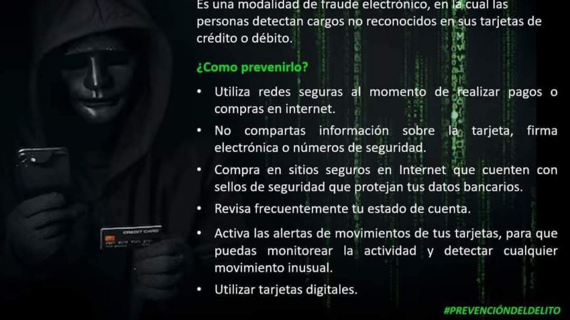 SSPT Advierte sobre Fraude por «Carding» Durante las Vacaciones