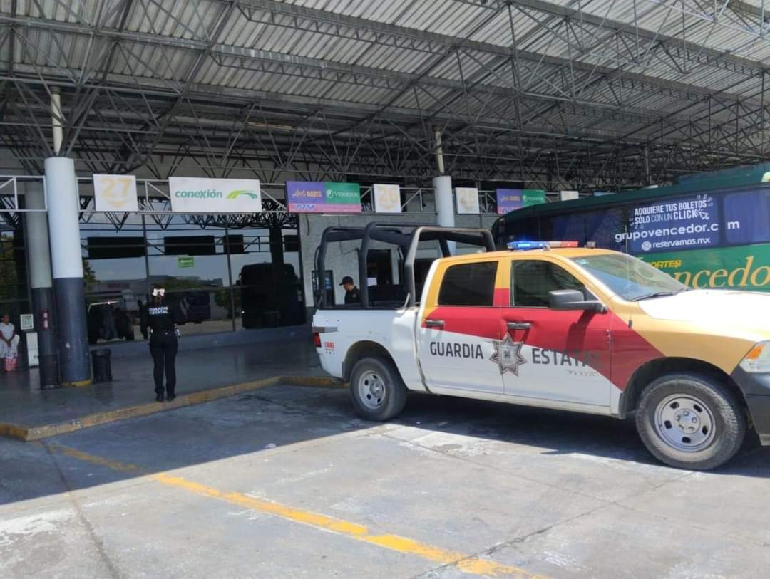 Refuerzan Vigilancia en Centrales de Autobuses Durante el Periodo Vacacional