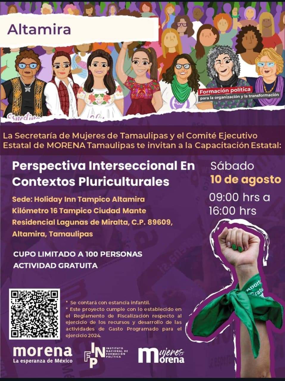 Morena Tamaulipas Anuncia Curso sobre Perspectiva Internacional en Contextos Pluriculturales