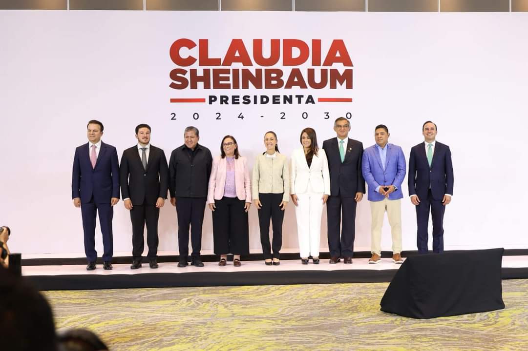 Gobernador Américo Villarreal presenta proyectos estratégicos a Claudia Sheinbaum en Ciudad de México