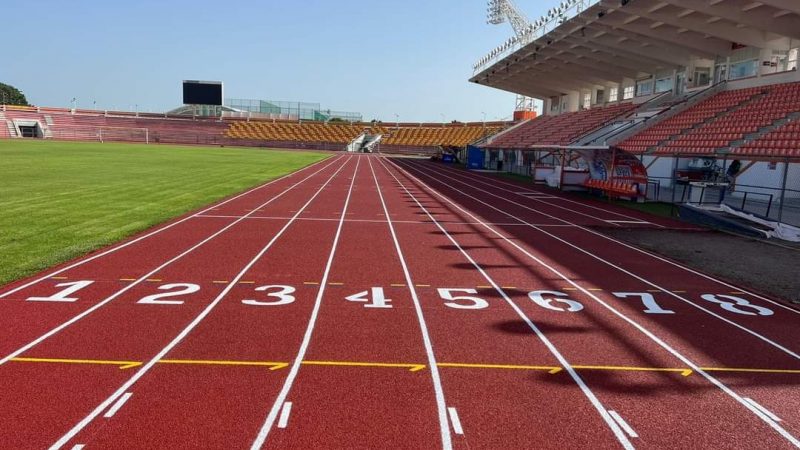 El estadio Marte R. Gómez estrena pista de tartán renovada para deportistas de Tamaulipas