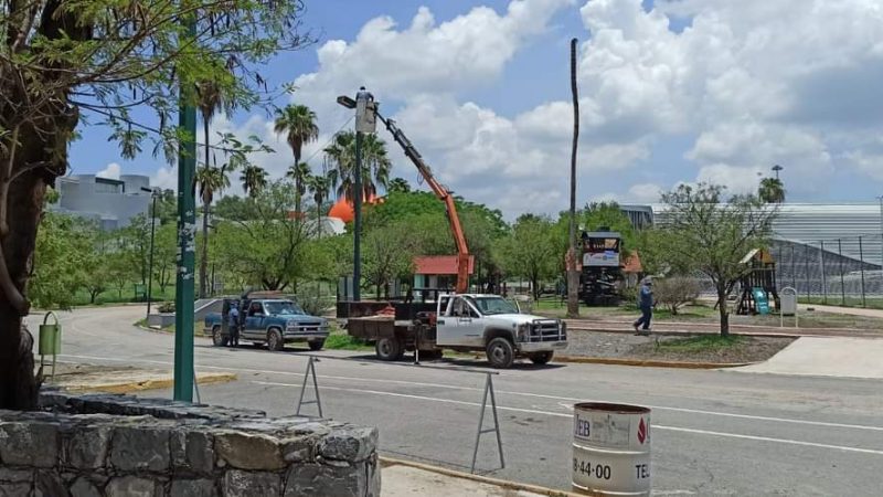 Avanzan las Obras de Rehabilitación en el Parque Recreativo Siglo XXI de Ciudad Victoria