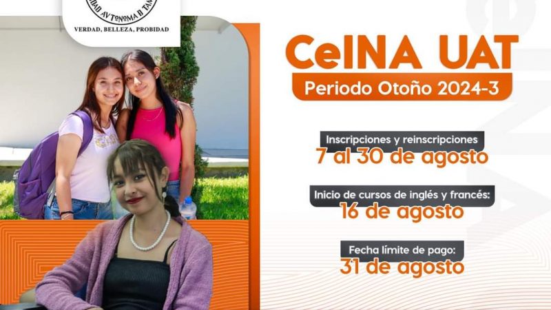 Inician Inscripciones para Cursos de Idiomas en el CeINA UAT