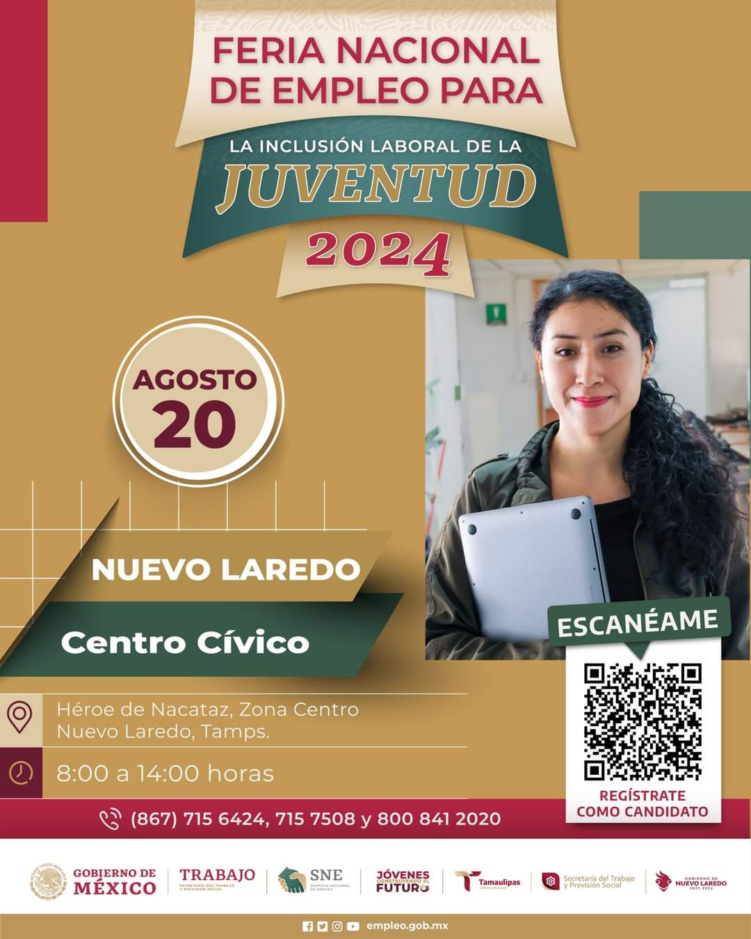 Feria de Empleo en Nuevo Laredo: Oportunidades para Jóvenes el 20 de Agosto