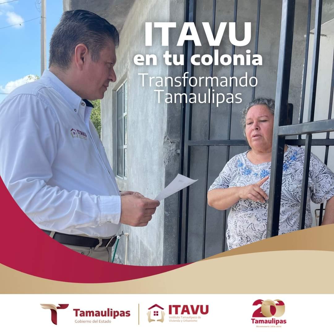 ITAVU Continúa con el Proyecto “ITAVU en tu Colonia” para Apoyar a Familias Tamaulipecas