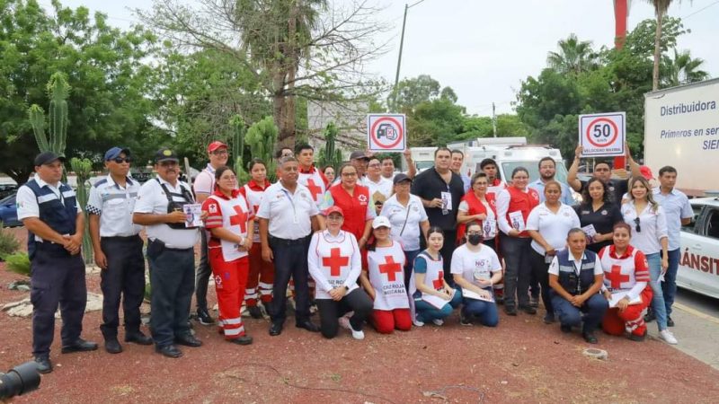 Tránsito Victoria y Cruz Roja Refuerzan Campaña de Prevención de Accidentes