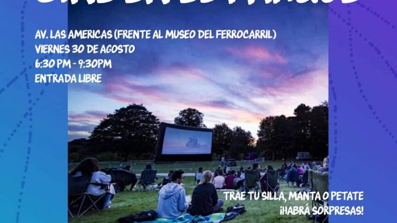 Invitan a Función de Cine al Aire Libre y Charla Sobre la Importancia de los Parques en el Desarrollo Social