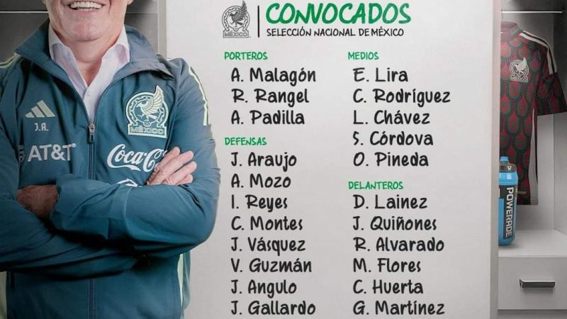 Javier Aguirre Presenta su Primera Convocatoria con el Tri: Preparación para la Copa del Mundo 2026