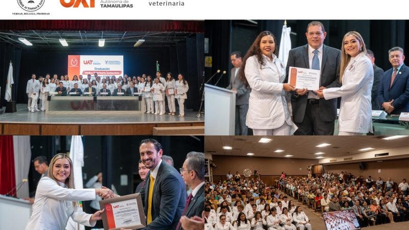 Gradúa la UAT nuevos profesionales de medicina veterinaria
