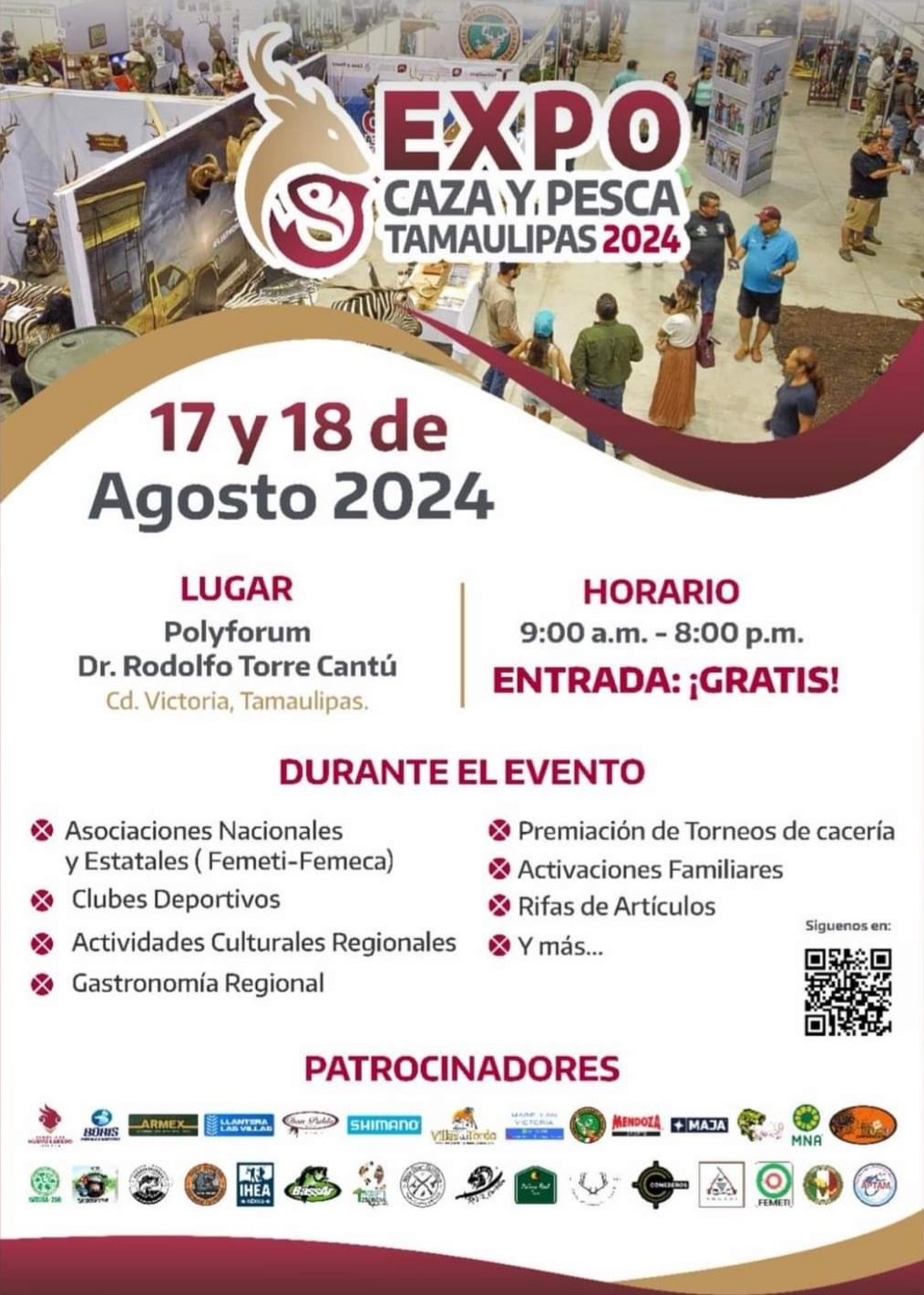 Tamaulipas Anuncia la 2da Expo Caza y Pesca 2024