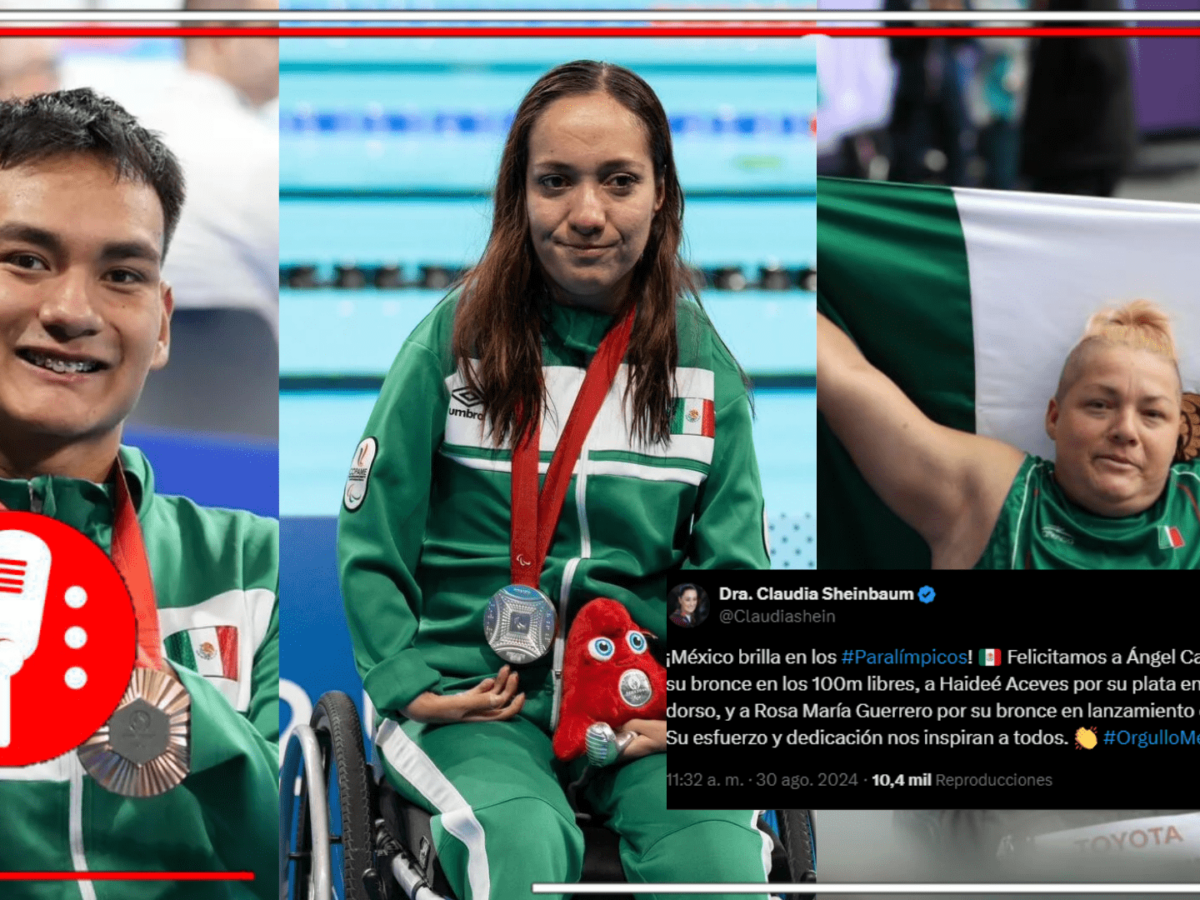 Sheinbaum reconoce a los atletas paralímpicos mexicanos por su éxito en París 2024