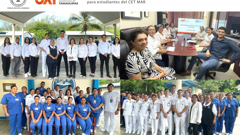 Inicia la UAT en la zona sur un programa de salud integral para estudiantes del CET MAR