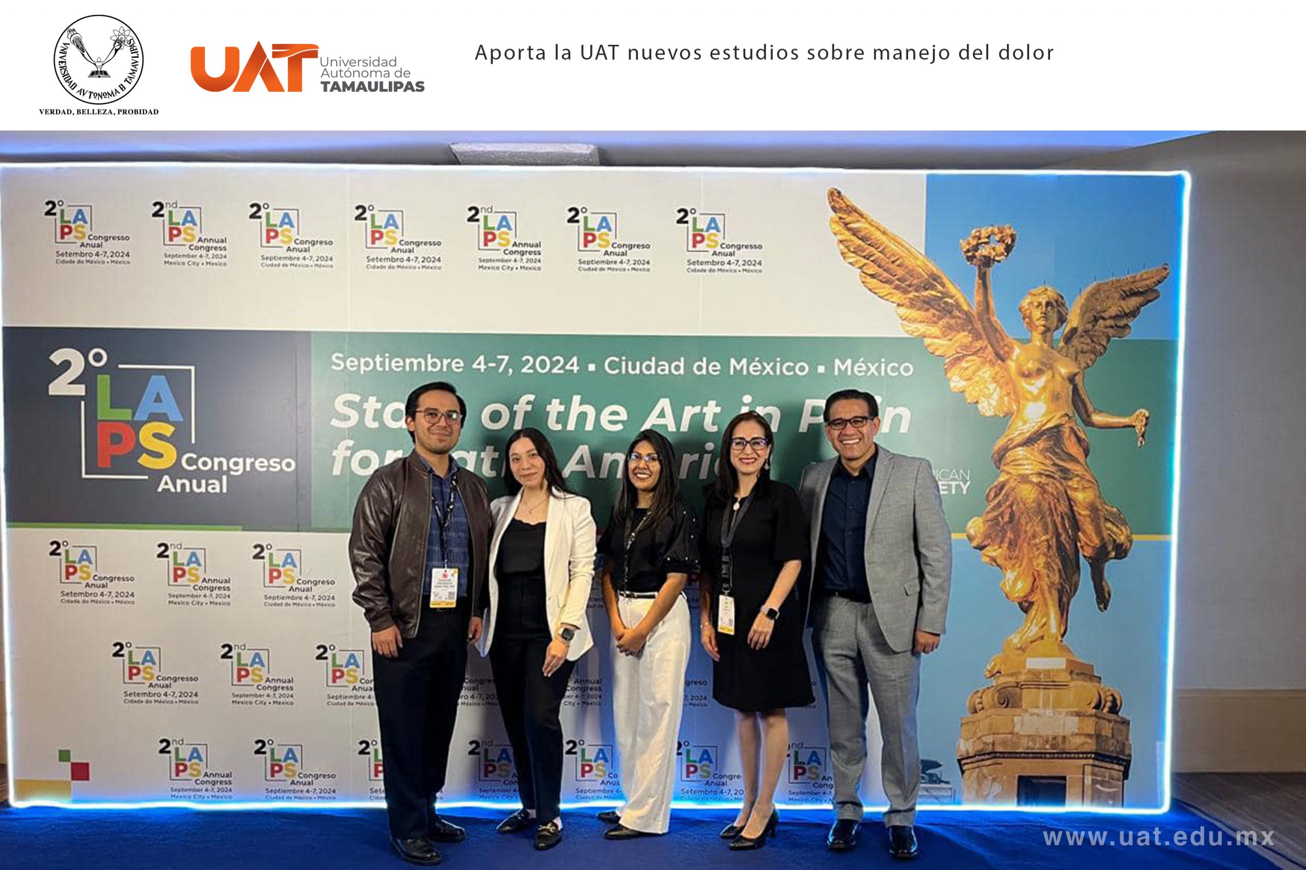 Aporta la UAT en congreso académico nuevos avances en el manejo del dolor