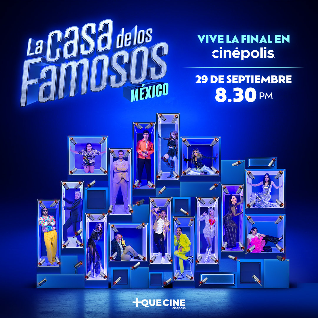 Preventa de boletos para la final de La Casa de los Famosos en Cinépolis: todo listo para el 29 de septiembre