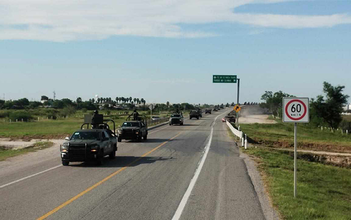 Refuerzan la Seguridad en Reynosa con la Llegada de 300 Elementos del Ejército Mexicano