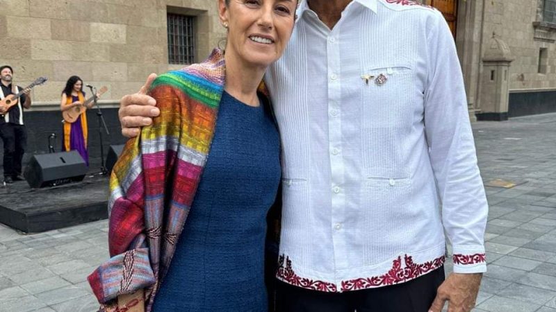 Américo Villarreal destaca la firmeza del rumbo de México tras asistir al sexto informe del presidente López Obrador