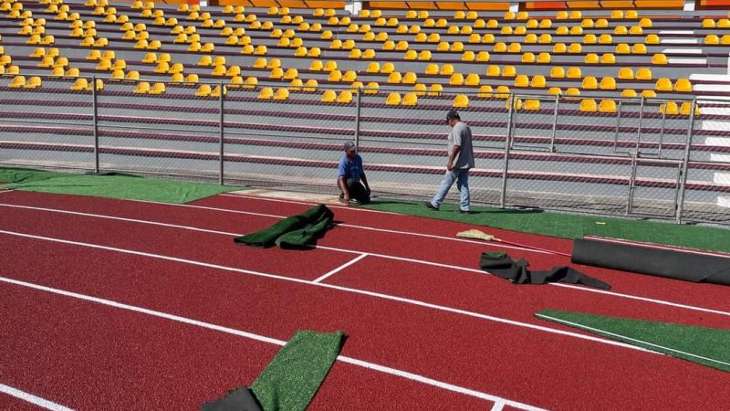 Mejoran instalaciones del Estadio Marte R. Gómez con trabajos de impermeabilización y renovación