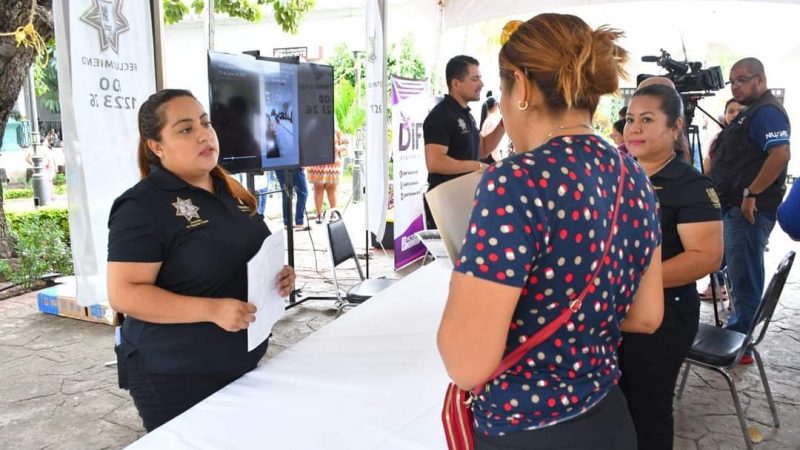 Interés Creciente de Mujeres en Vacantes Operativas de la SSPT durante Feria de Empleo en Ciudad Victoria