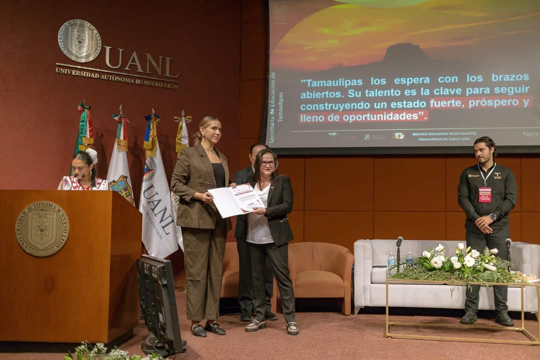 Gobierno de Tamaulipas impulsa estrategias para el desarrollo en encuentro con estudiantes en Nuevo León