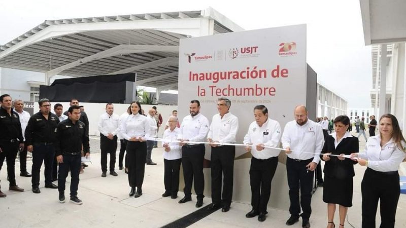 Inauguran Techumbre en la USJT: Nuevo Espacio para la Formación de Cadetes y Alumnos en Tamaulipas