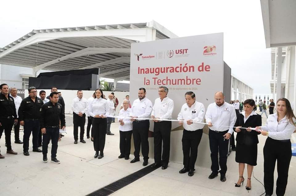 Inauguran Techumbre en la USJT: Nuevo Espacio para la Formación de Cadetes y Alumnos en Tamaulipas