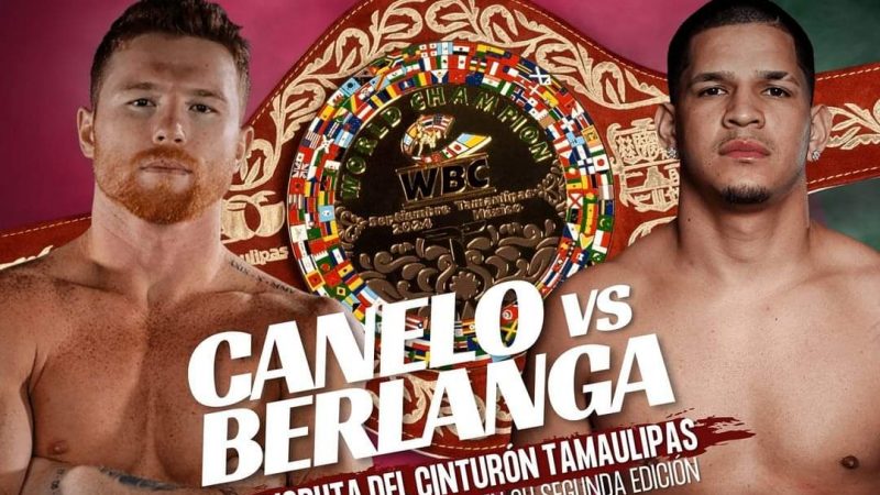 Gran Noche Mexicana en Ciudad Victoria: Transmisión de la Pelea Canelo vs Berlanga y Entrega de Cinturón Conmemorativo