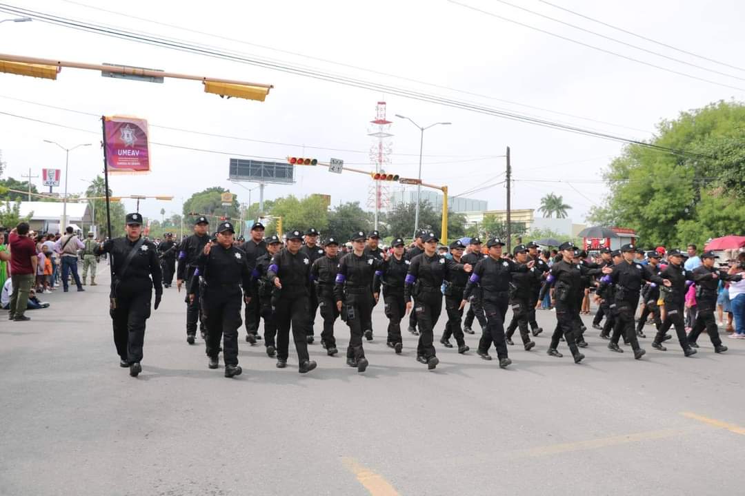 SSPT Participa en el Desfile del 214 Aniversario de la Independencia de México en Tamaulipas