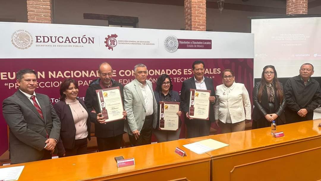 DGETI Tamaulipas recibe cuatro reconocimientos a la excelencia académica a nivel nacional
