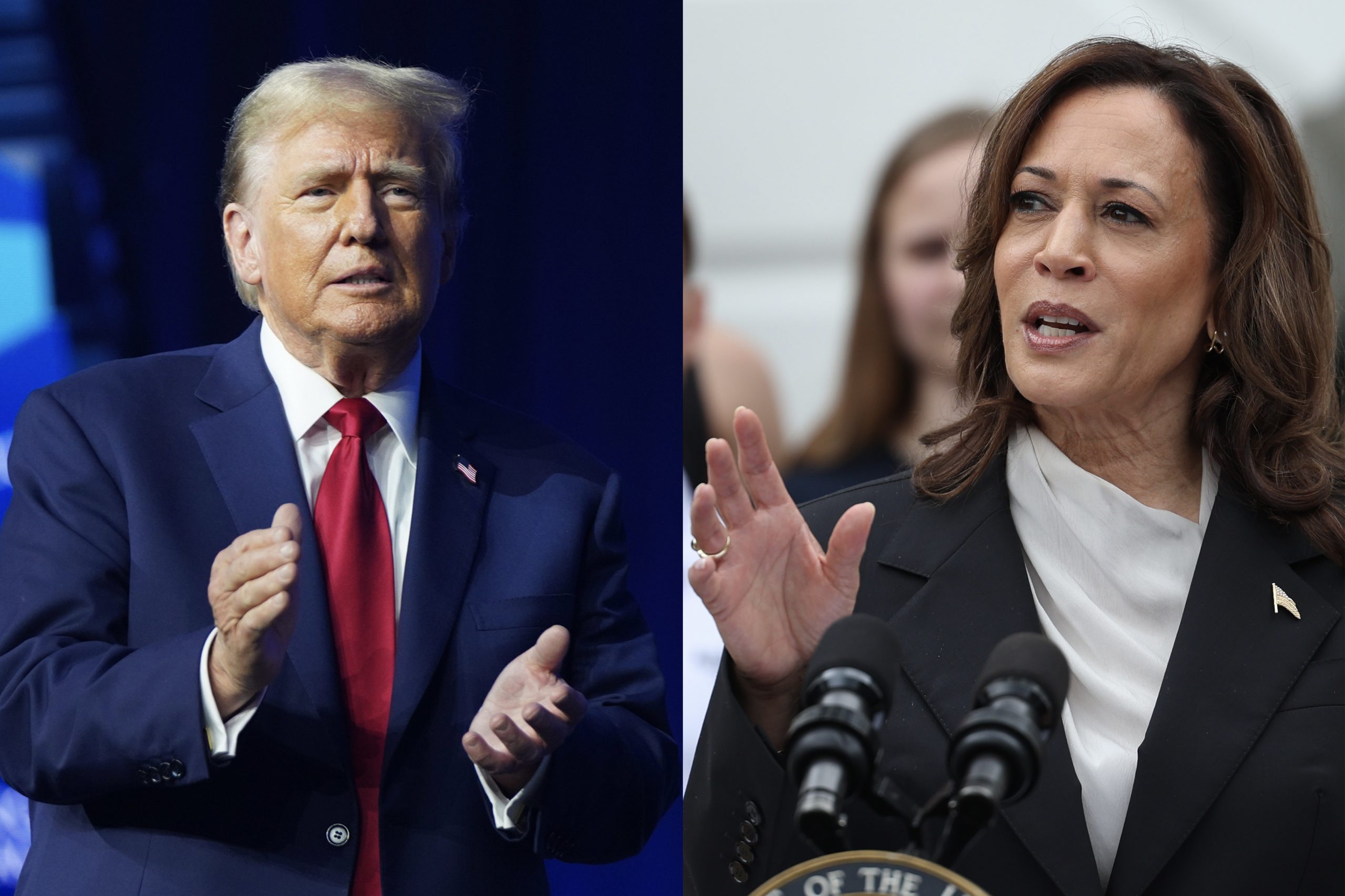 Harris y Trump Se Preparan para un Debate con Reglas Rígidas y Micrófonos Controlados