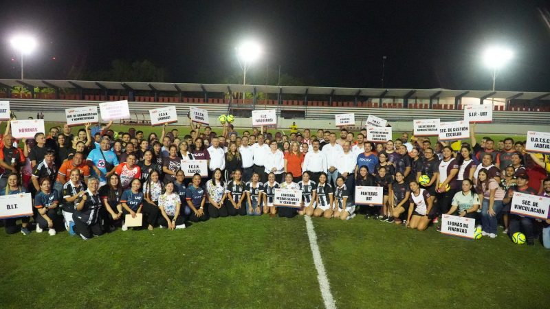 Inaugura Dámaso Anaya torneos deportivos para empleados de la UAT