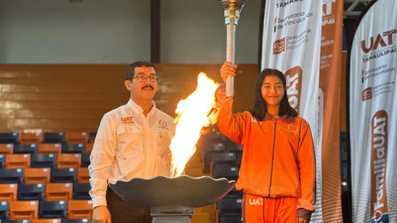 Rector de la UAT inaugura en Reynosa los Juegos Interfacultades 2024 zona norte