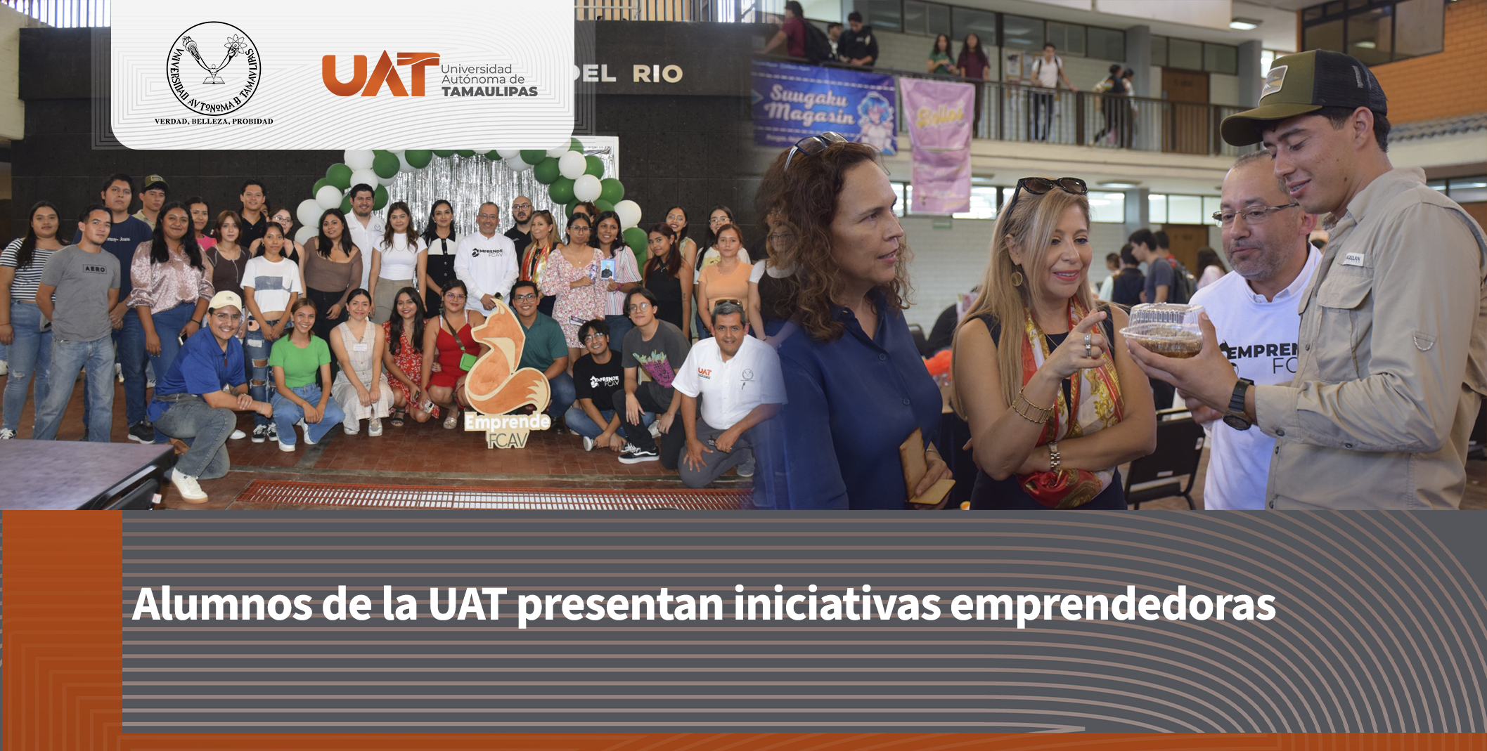 Alumnos de la UAT presentan iniciativas emprendedoras