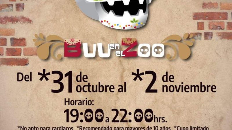 ¡Vuelve «Buu en el Zoo» al Zoológico Tamatán con más sorpresas aterradoras!