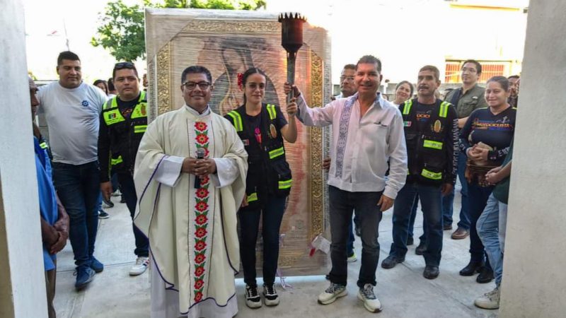 Antorcha Guadalupana Llega a Tamaulipas en su Trayecto hacia Nueva York