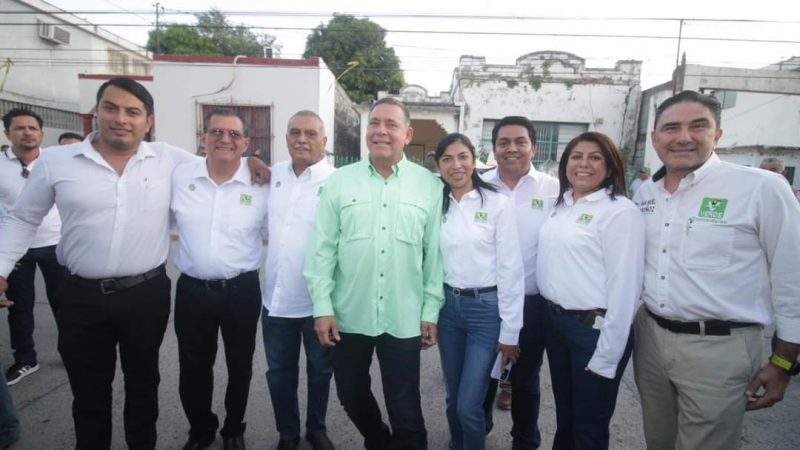 Eugenio Hernández Flores encabeza toma de protesta del Partido Verde en Ciudad Victoria