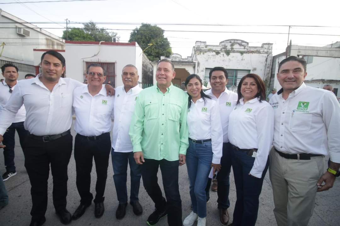 Eugenio Hernández Flores encabeza toma de protesta del Partido Verde en Ciudad Victoria
