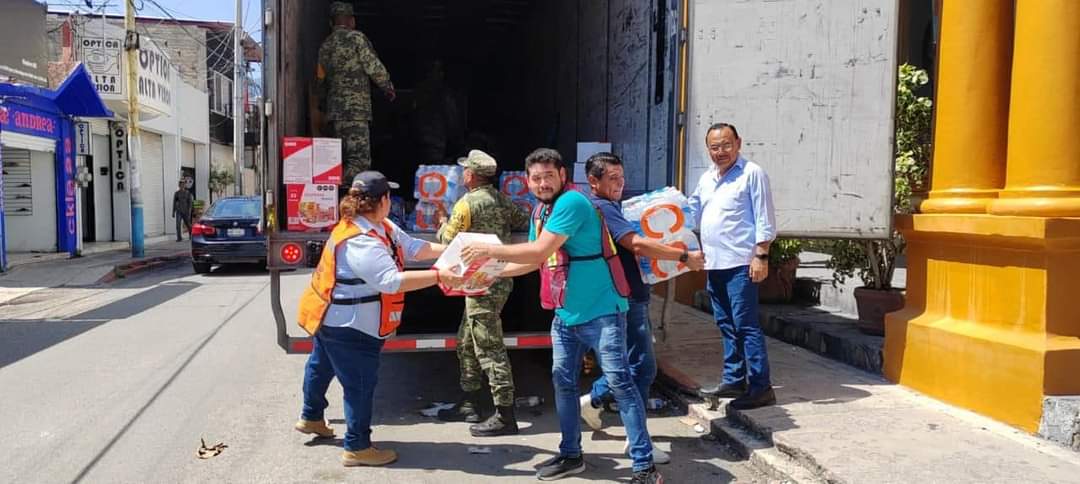 Nuevo Laredo envía 23 toneladas de ayuda a Guerrero tras el paso del huracán «John».