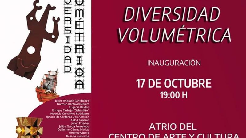 Inauguran exposición «Diversidad Volumétrica» en el Parque Cultural Reynosa