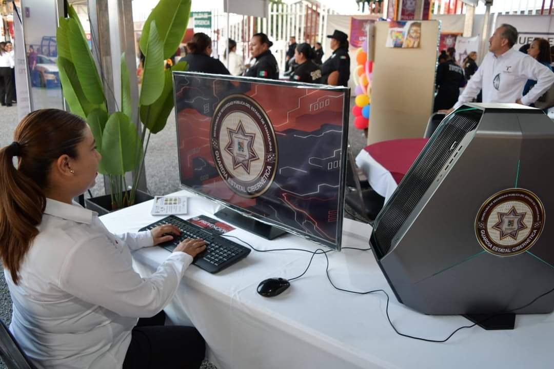 Guardia Estatal Cibernética promueve civismo digital y seguridad en la Feria Tamaulipas 2024
