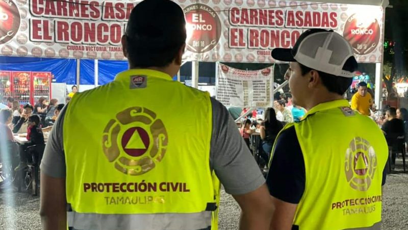 Continúa la presencia de Protección Civil en la Feria Tamaulipas 2024