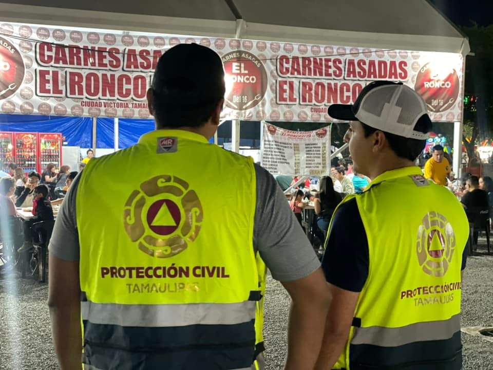 Continúa la presencia de Protección Civil en la Feria Tamaulipas 2024