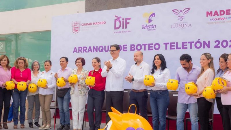 Inicia Boteo Teletón 2024 en Ciudad Madero con llamado a la solidaridad comunitaria